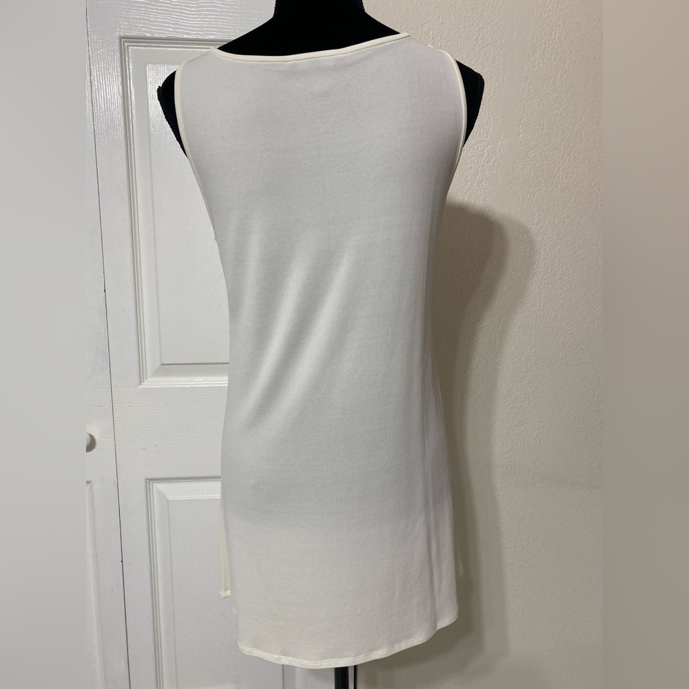 EILEEN FISHER 100% Silk Georgette Crepe Sleeveless Women's Top Size S - Picture 2 of 6